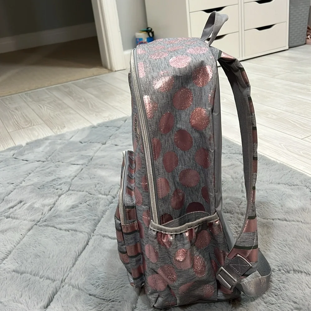 Justice letter S school book bag